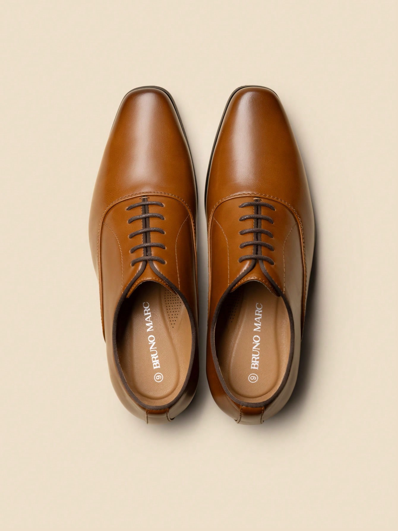 Formal Men Daily Wear Footwear - Sepatu Oxford Pria Warna Cokelat, Sepatu
