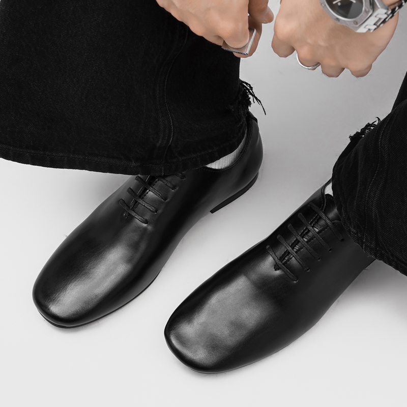 Formal Men Daily Wear Footwear - Sepatu Oxford Pria dengan Tali, Sepatu