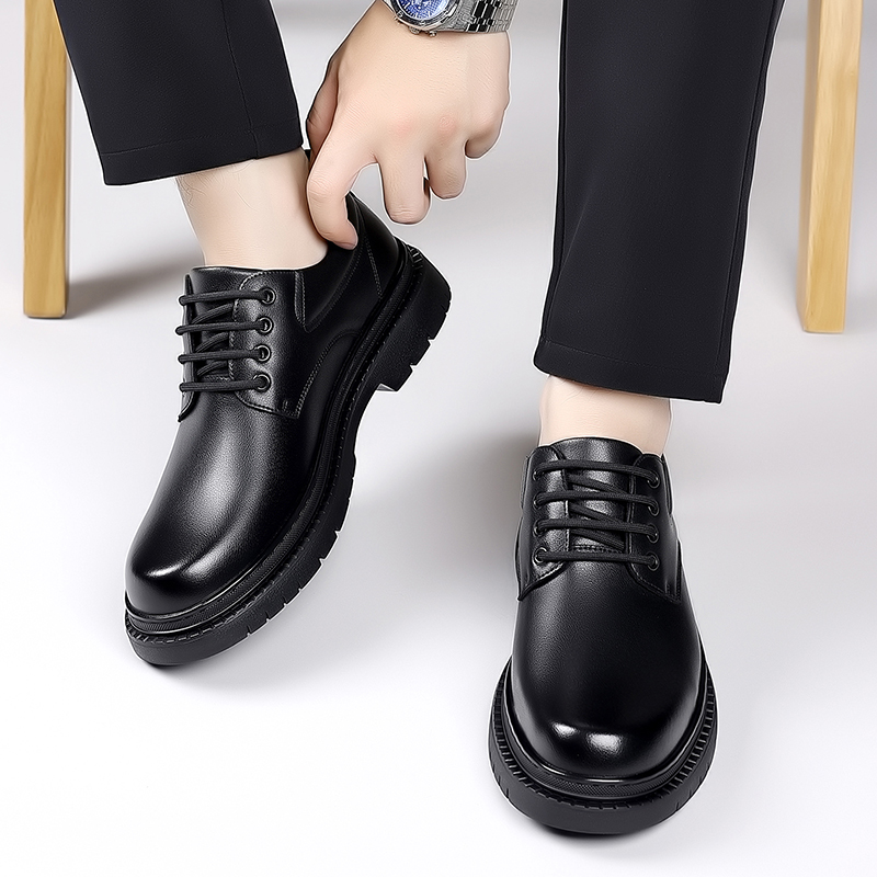 Sepatu Kulit Pria Kasual Nyama - Formal Men Daily Wear Footwear ulasan dan harga