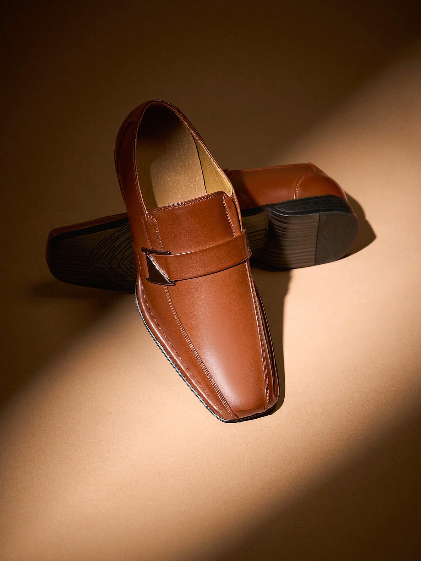 Sepatu Loafers Formal Pria den - Formal Men Daily Wear Footwear ulasan dan harga