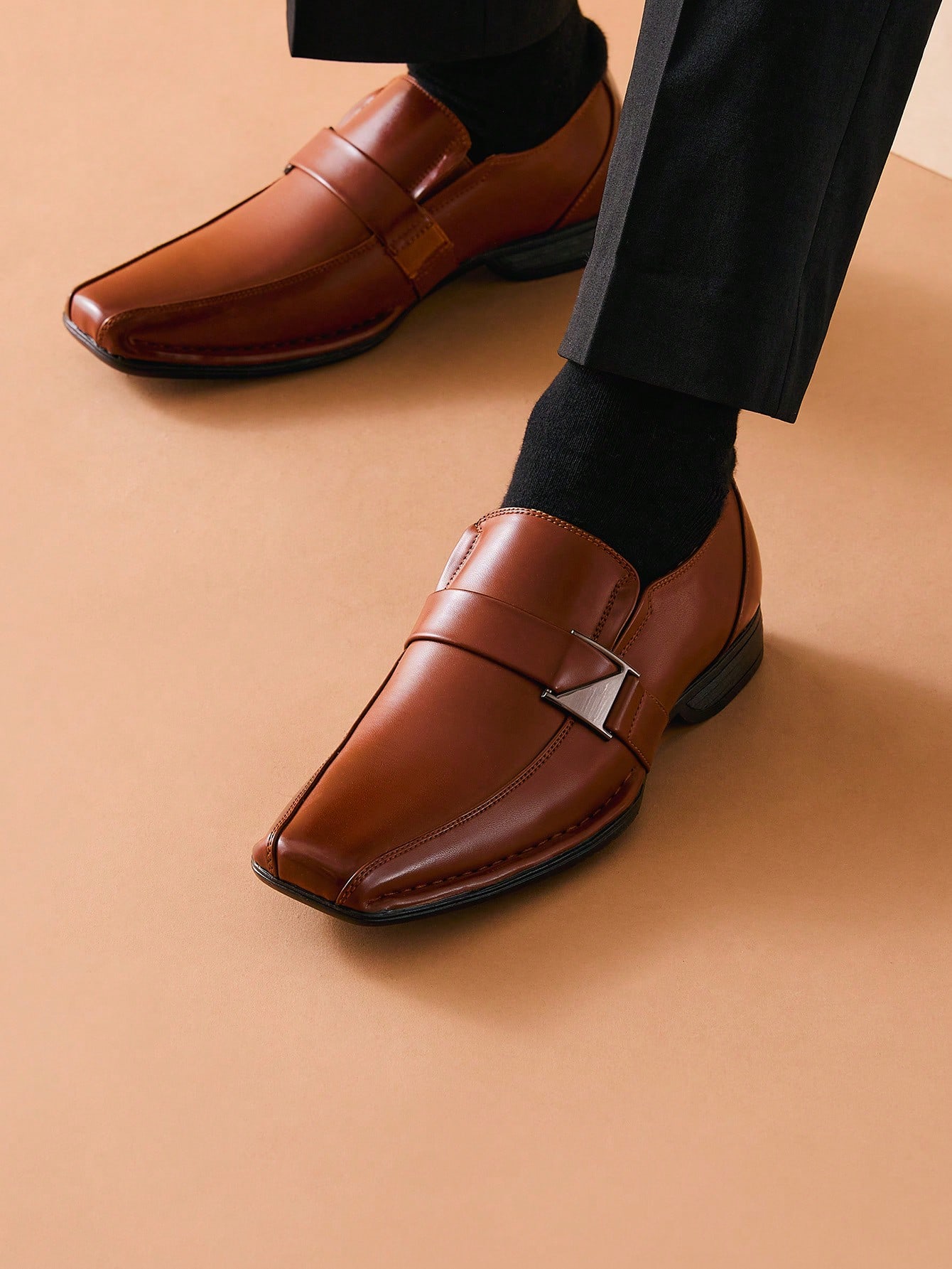 Sepatu Loafers Formal Pria den - Formal Men Daily Wear Footwear ulasan dan harga