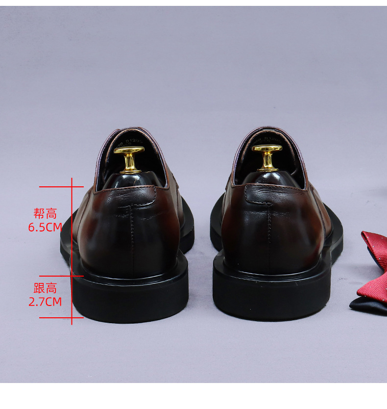 Sepatu Oxford Derby Kulit Asli - Formal Men Daily Wear Footwear ulasan dan harga