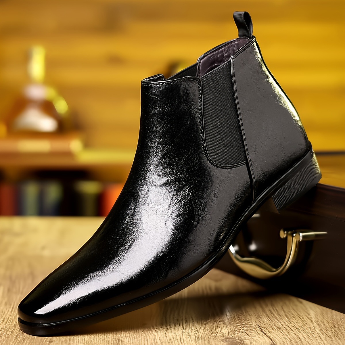 Sepatu Bot Chelsea, Sepatu Bot - Men Formal Wear With Boots ulasan dan harga
