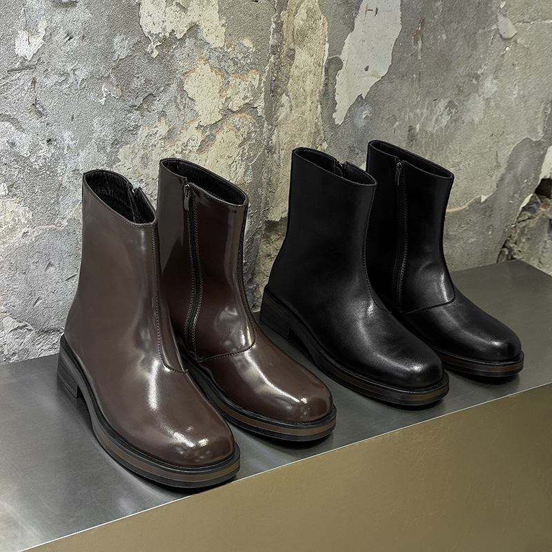 Sepatu Boots Pria Vintage Mewa - Men Formal Wear With Boots ulasan dan harga