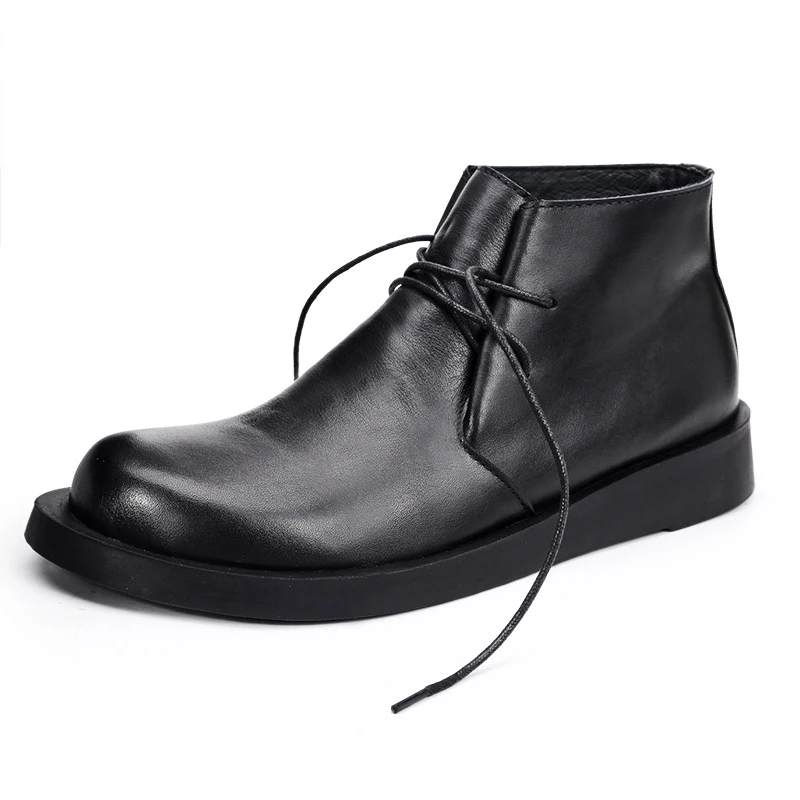 Sepatu Boots Oxford Kulit Sapi - Men Formal Wear With Boots ulasan dan harga