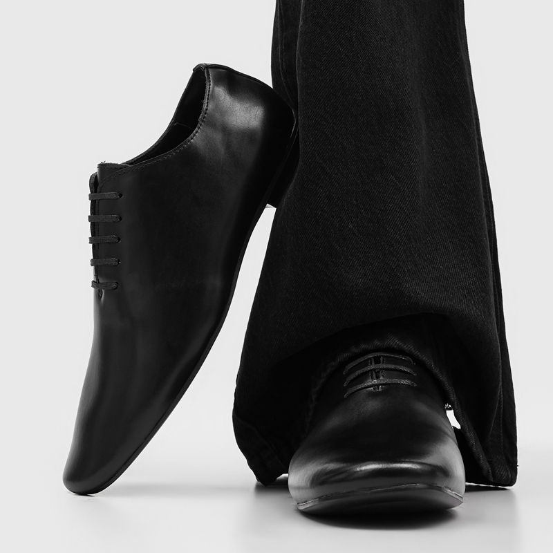 Sepatu Oxford Pria dengan Tali - Formal Men Daily Wear Footwear ulasan dan harga