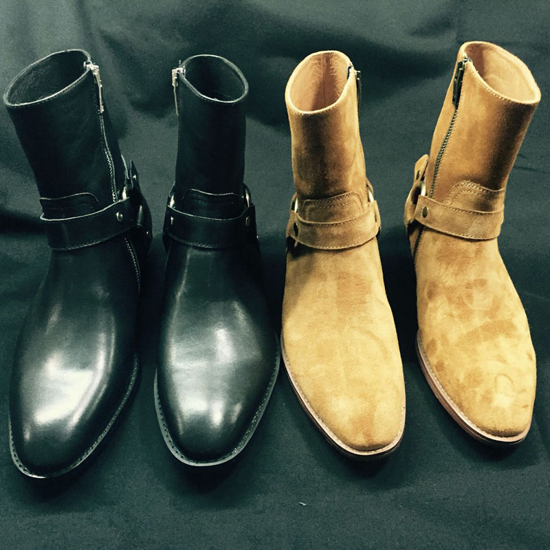 Sepatu Bot Denim Mewah Pesta G - Men Formal Wear With Boots ulasan dan harga